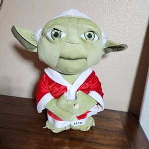 Yoda Santa Star Wars Jumbo 20" Plush in Red and White Robe Christmas